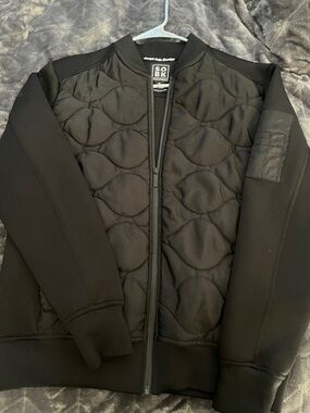 Supreme Black Quilted Bomber Jacket